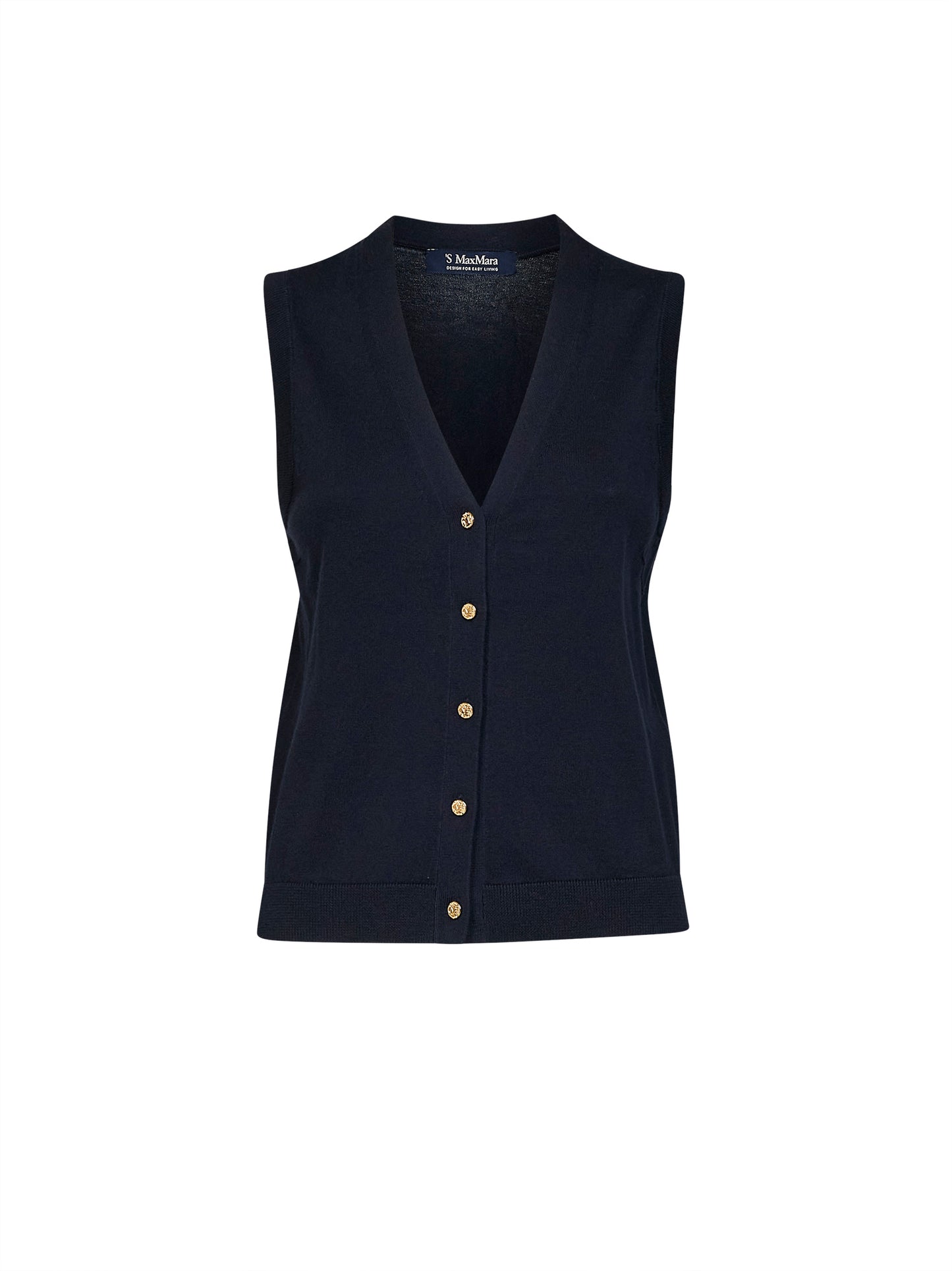 Blue knit SMMSAGGIO vest