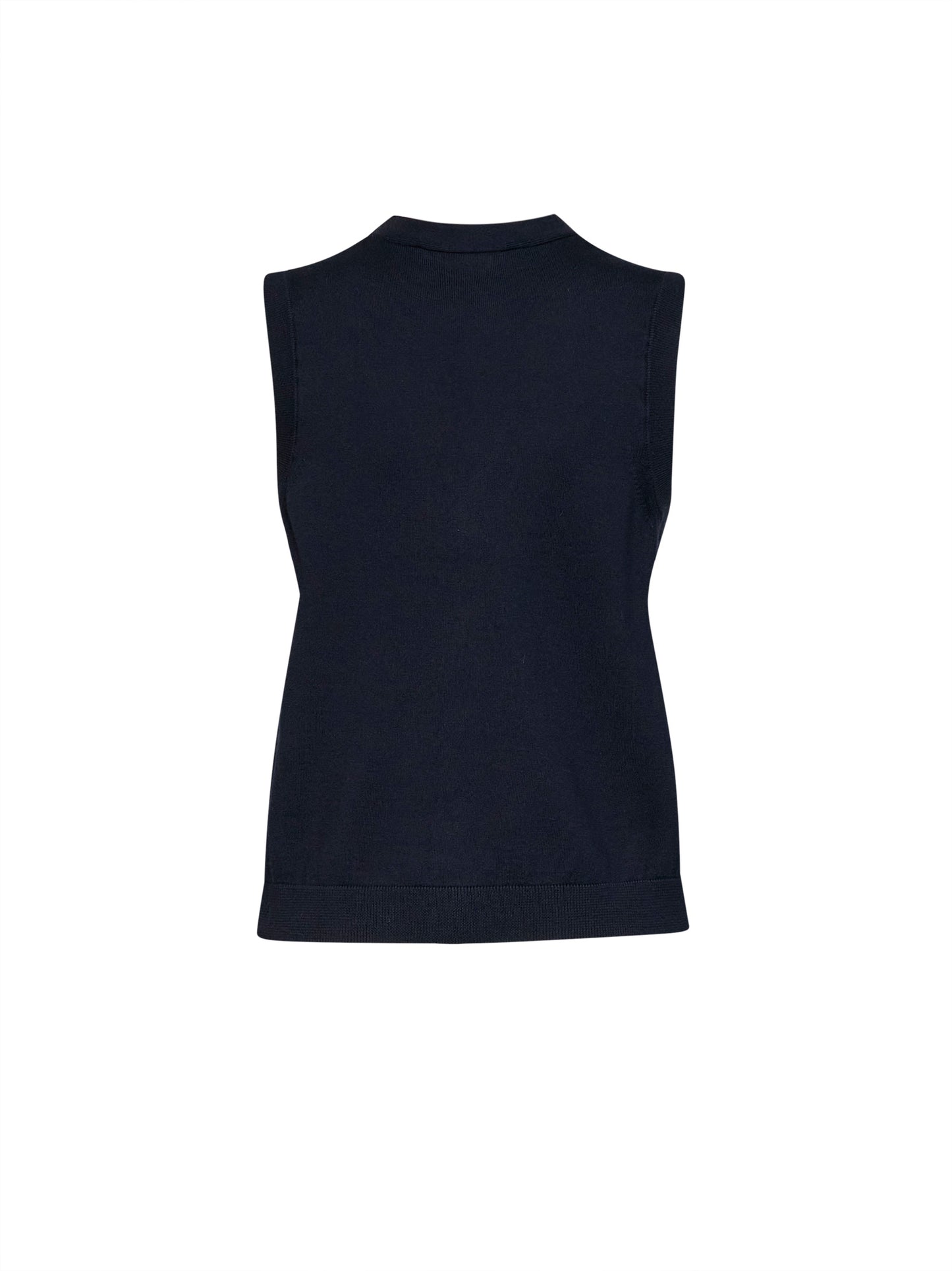 Blue knit SMMSAGGIO vest
