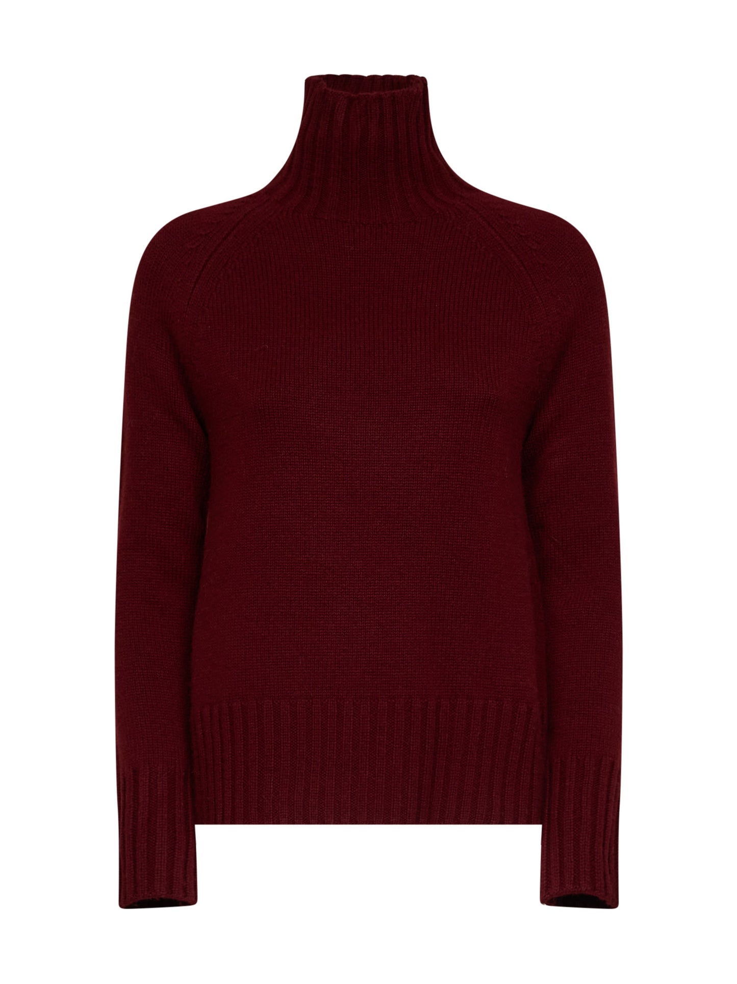 Burgundy SMMMANTOVA turtleneck sweater