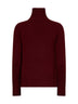 Burgundy SMMMANTOVA turtleneck sweater