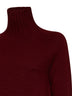 Burgundy SMMMANTOVA turtleneck sweater