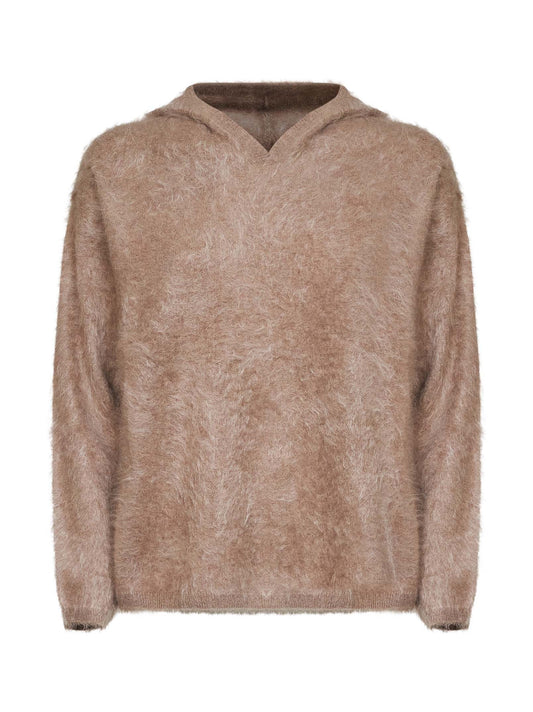 Beige SMMSABINE hooded sweater