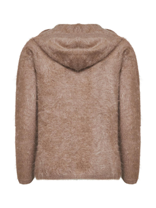 Beige SMMSABINE hooded sweater