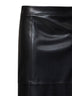 Black coated jersey SMMCRISMA midi skirt