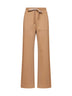 Pantaloni ampi SMMBALI in jersey double cammello