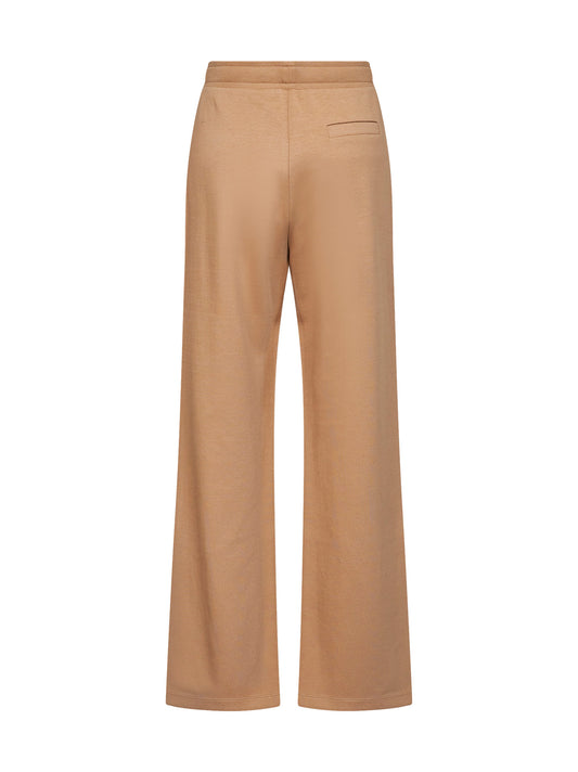 Camel double jersey SMMBALI wide trousers