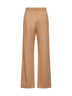 Pantaloni ampi SMMBALI in jersey double cammello