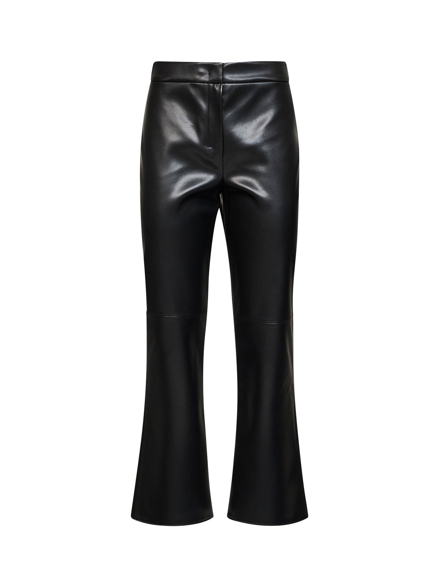 Black coated jersey SMMSUBLIME slim-fit trousers