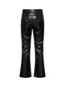 Black coated jersey SMMSUBLIME slim-fit trousers