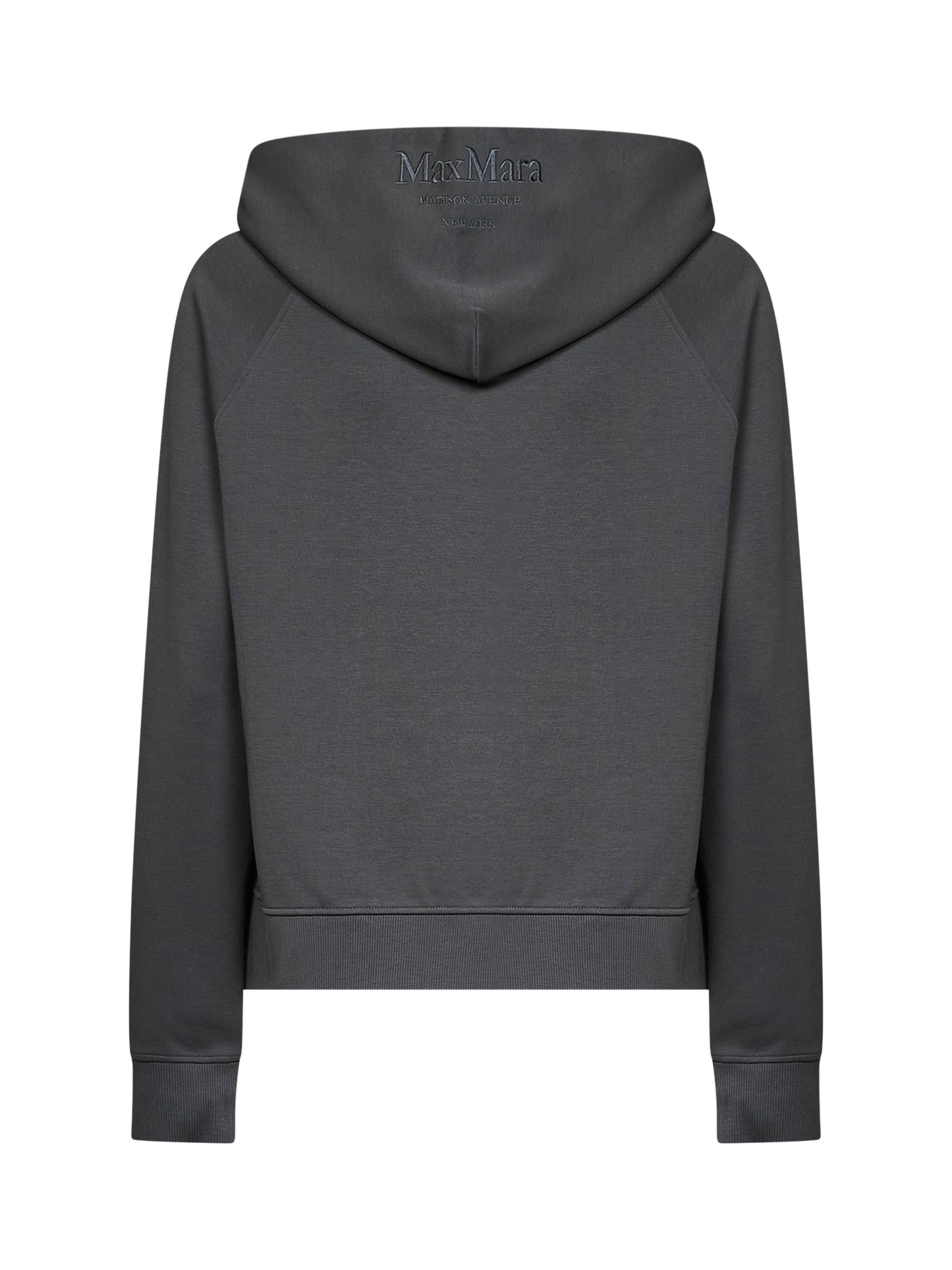 Dark grey SMMMAREA zip-up hoodie