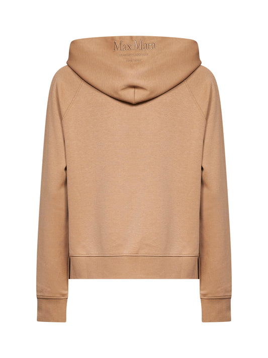 Camel SMMMAREA zip-up hoodie