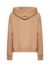 Felpa con zip e cappuccio SMMMAREA cammello