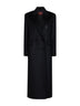 Black MSTEFFIGE tuxedo-style long coat