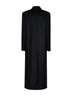 Black MSTEFFIGE tuxedo-style long coat