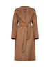 Camel MSTCLES long wrap coat
