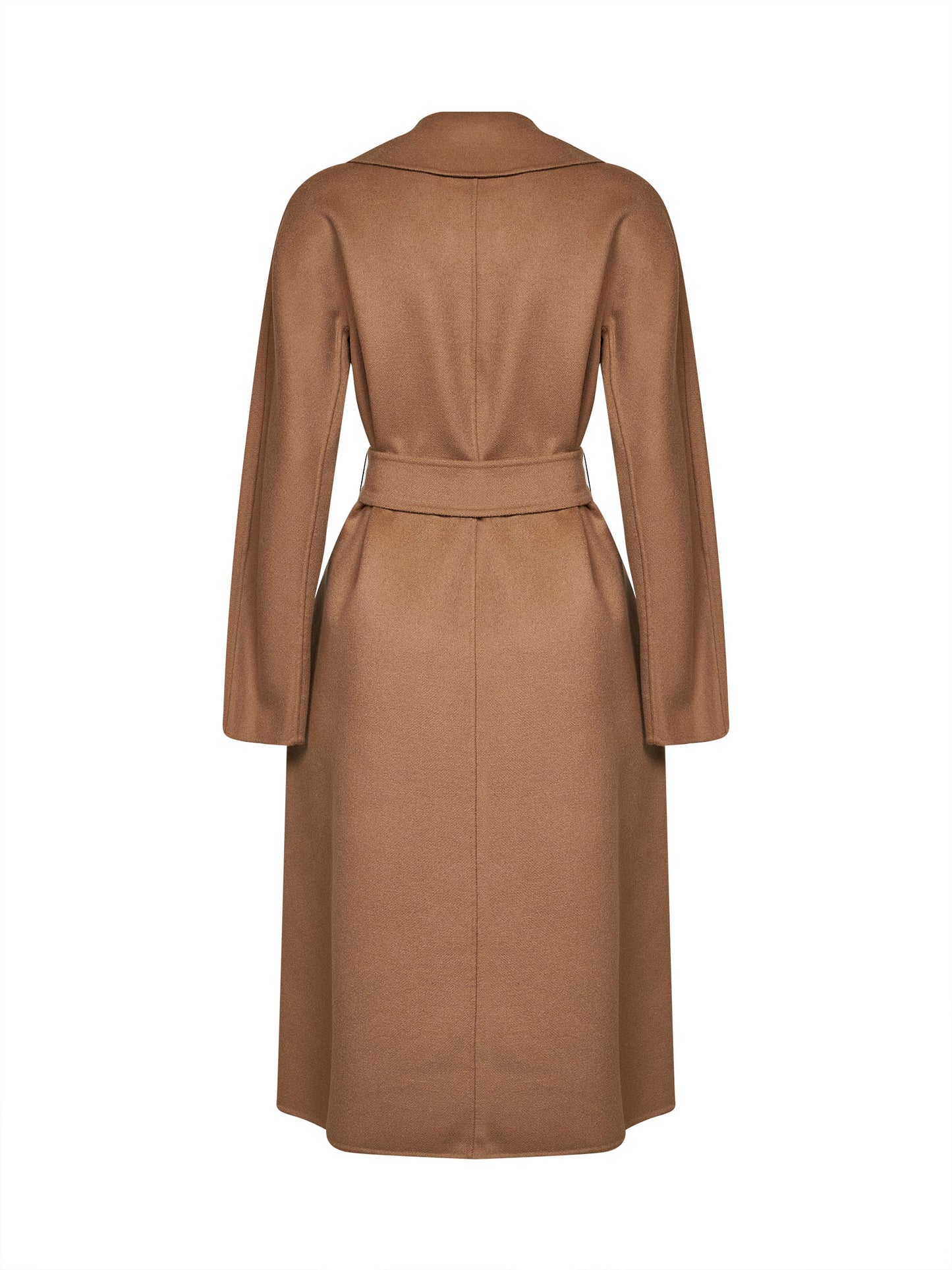 Camel MSTCLES long wrap coat
