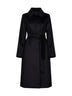 Cappotto lungo a vestaglia BCOLLAG nero