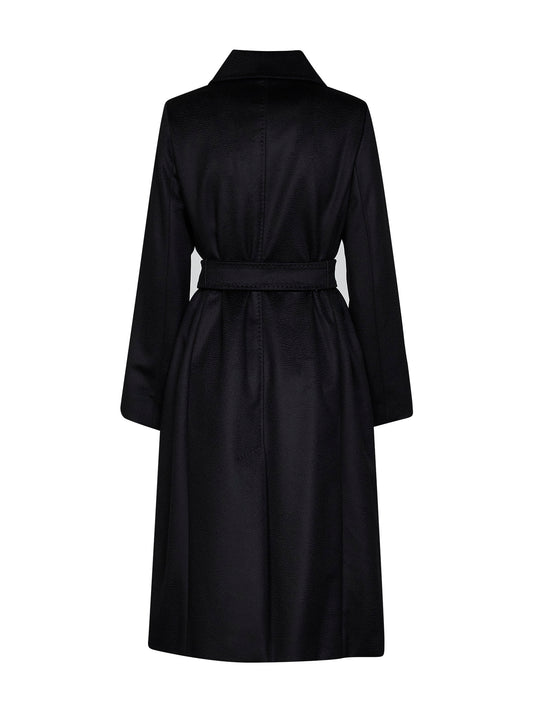 Black BCOLLAG long wrap coat