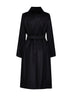 Cappotto lungo a vestaglia BCOLLAG nero