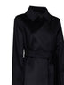 Cappotto lungo a vestaglia BCOLLAG nero