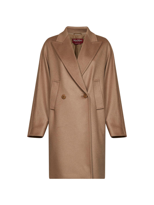 Cappotto midi doppiopetto MSTMASTRO cammello