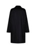 Black MSTMASTRO double-breasted midi coat