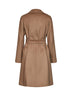 Cappotto a vestaglia con cintura MSTDRAVENNA cammello