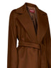 Cappotto a vestaglia con cintura MSTDRAVENNA cuoio