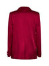 Ruby envers satin MSEARCA double-breasted blazer