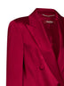 Ruby envers satin MSEARCA double-breasted blazer