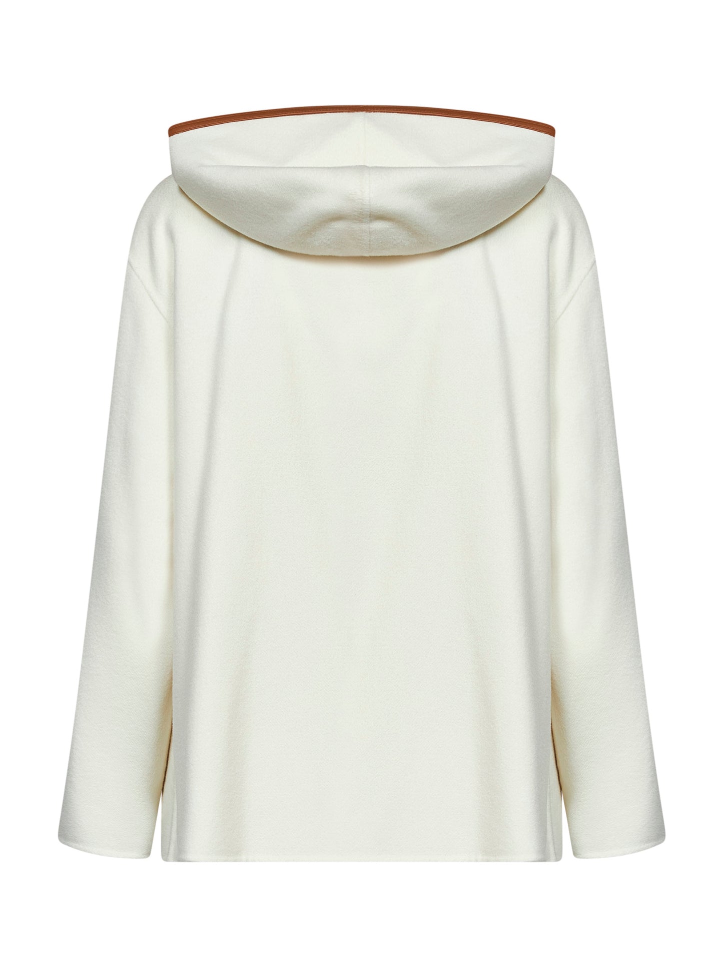 White MSTCOMICA short hooded coat