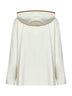 White MSTCOMICA short hooded coat