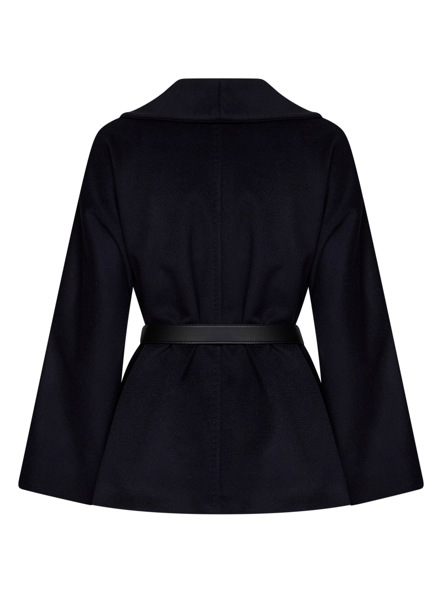 Blue MSTABISSI belted short coat