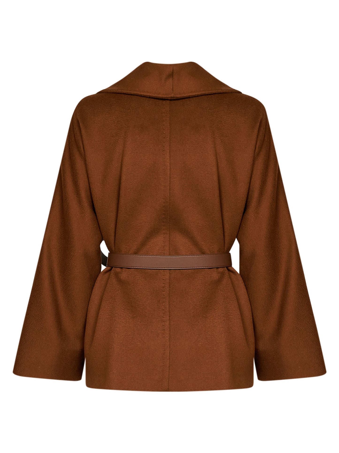 Tan MSTABISSI belted short coat
