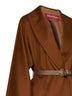 Tan MSTABISSI belted short coat