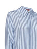Light blue crêpe de Chine MSTFLIRT striped shirt
