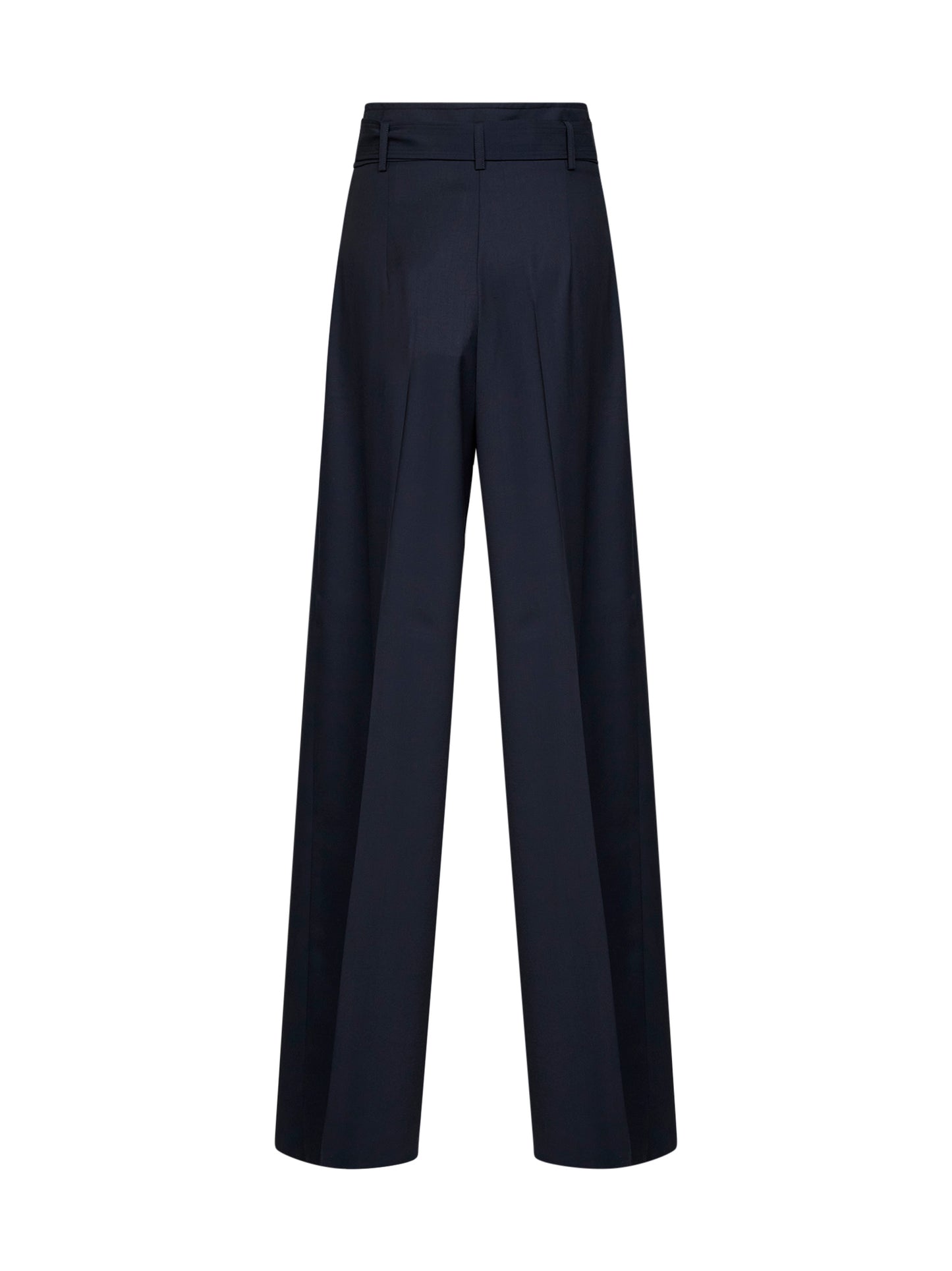 Blue high-waisted MSTSERIO trousers