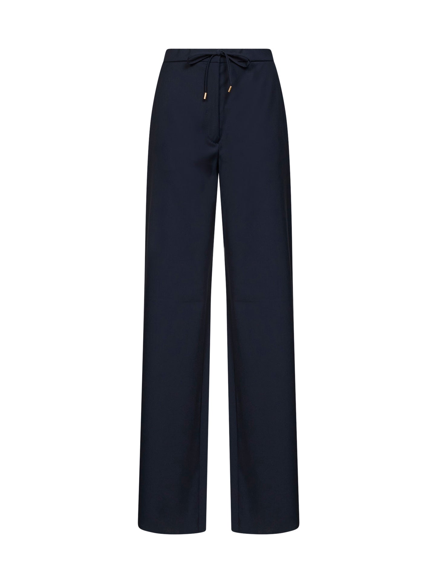 Blue MSTCRISMA wide-leg trousers