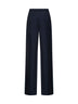 Blue MSTCRISMA wide-leg trousers
