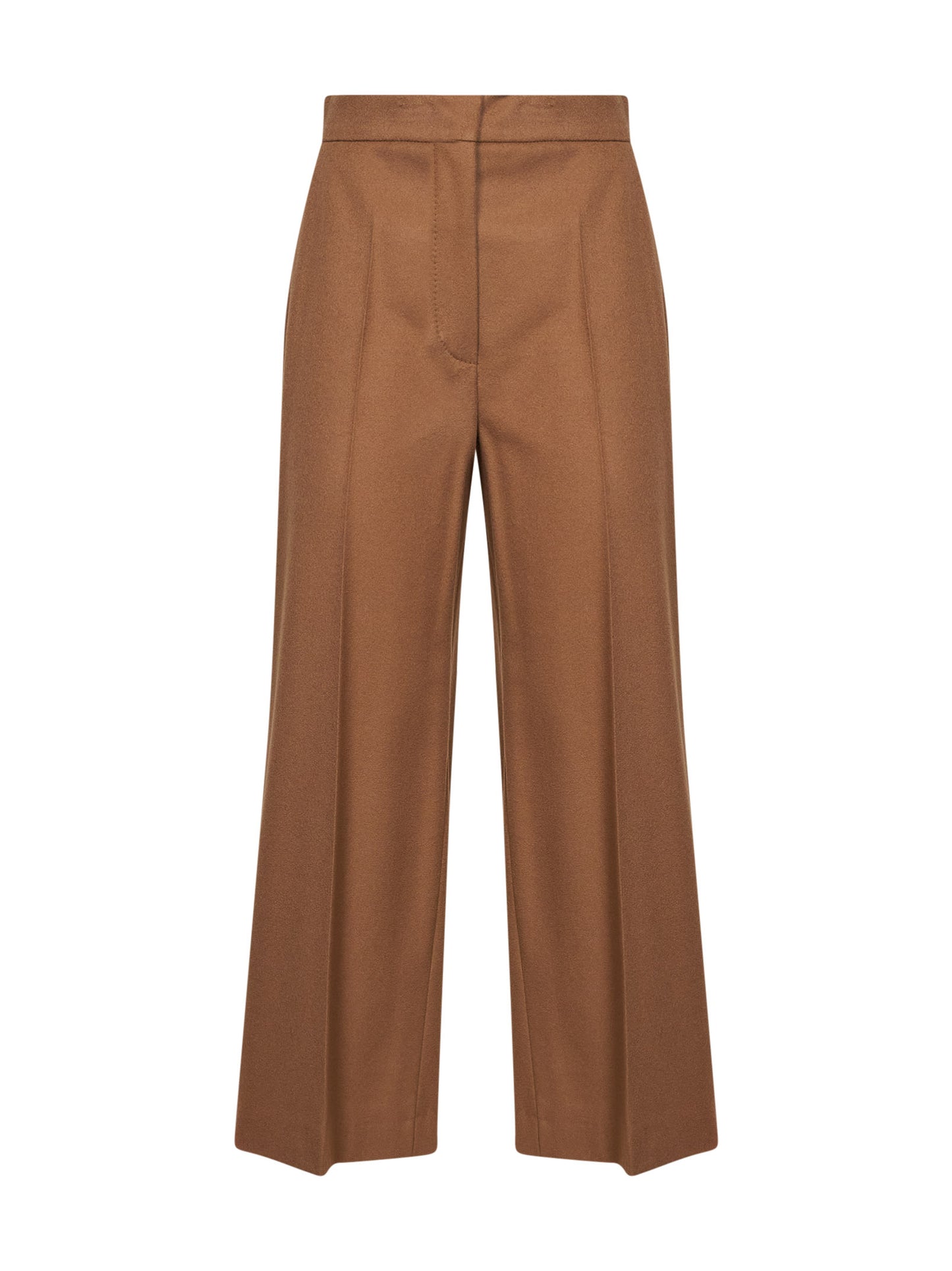Pantaloni culotte MSTMARENGO in lana castagna