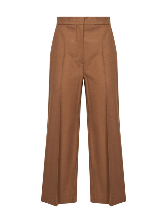 Chestnut wool MSTMARENGO culotte trousers