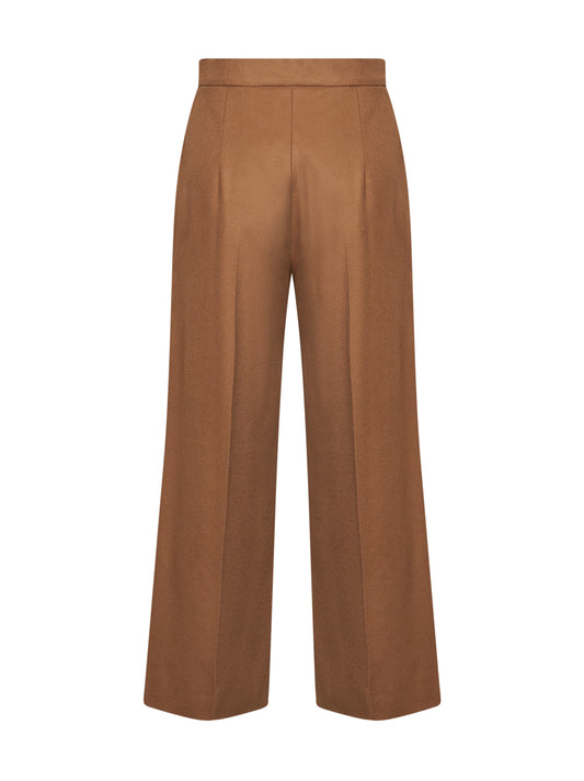 Chestnut wool MSTMARENGO culotte trousers