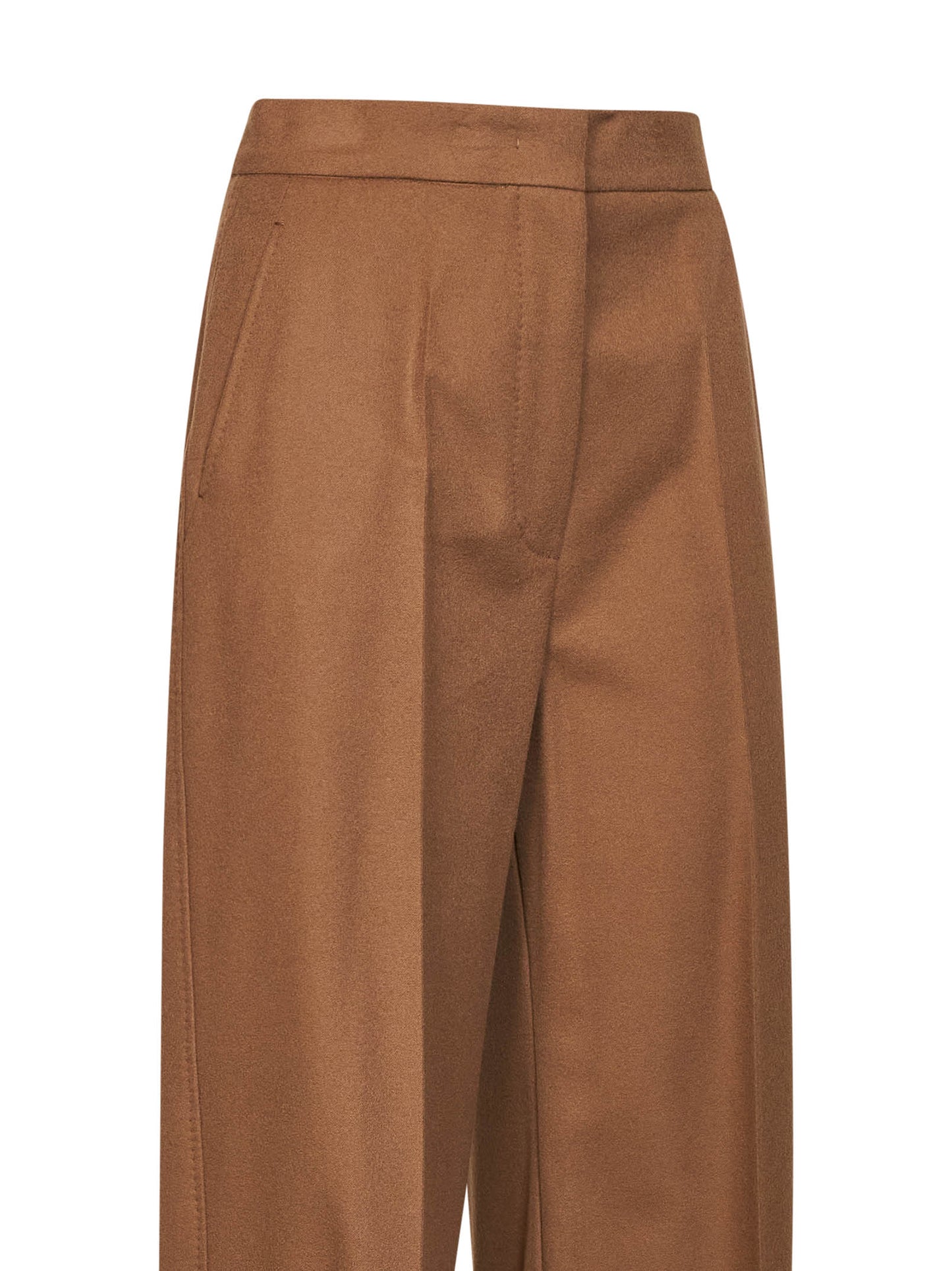 Pantaloni culotte MSTMARENGO in lana castagna