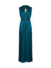 Tuta smoking con cintura MSEORARIO petrolio<BR/>