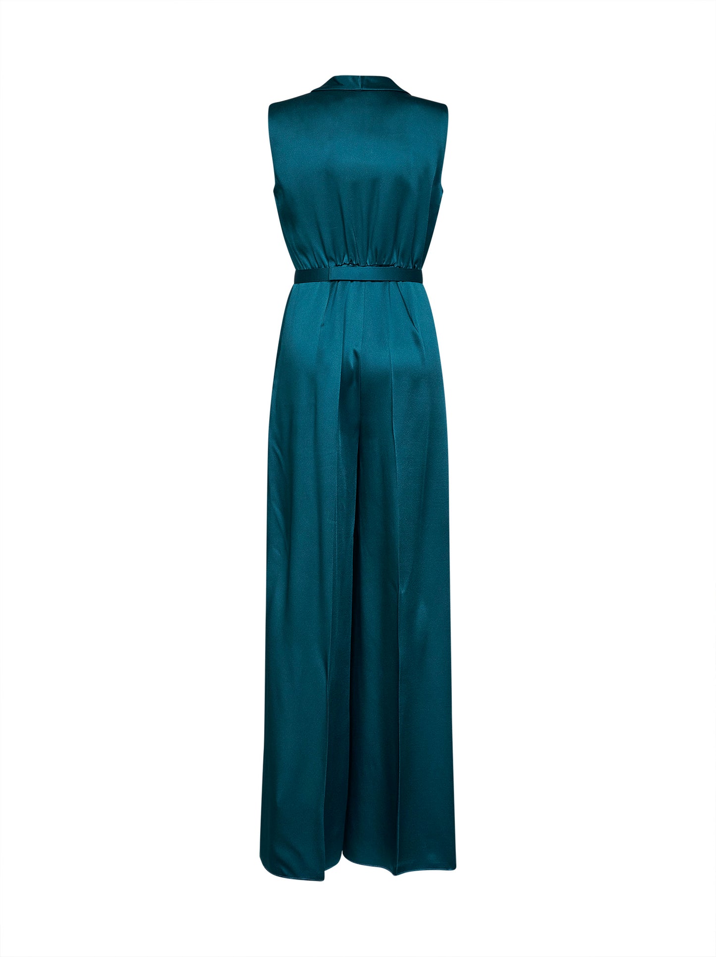 Tuta smoking con cintura MSEORARIO petrolio<BR/>