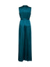 Tuta smoking con cintura MSEORARIO petrolio<BR/>
