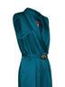 Tuta smoking con cintura MSEORARIO petrolio<BR/>