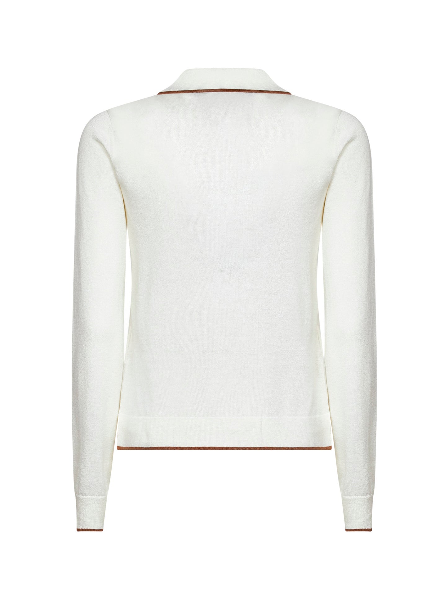 Cardigan MSTTARGA in maglia di seta e lana bianca