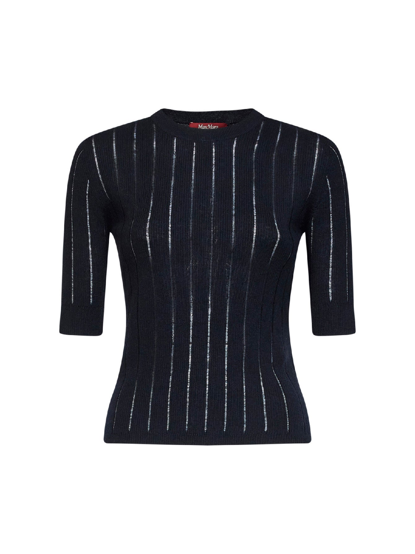 Maglia aderente a coste MSTRAGNO blu