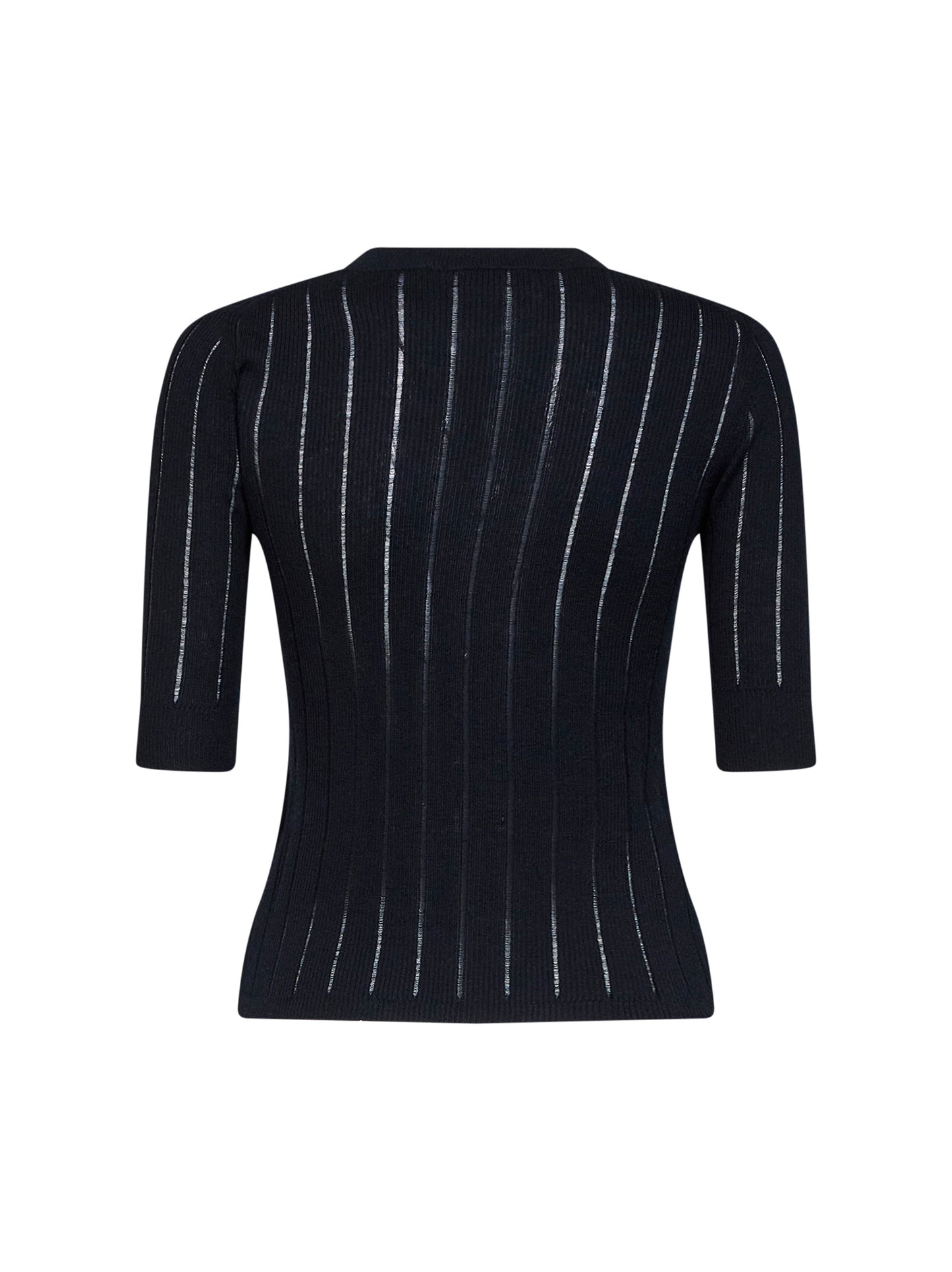 Maglia aderente a coste MSTRAGNO blu